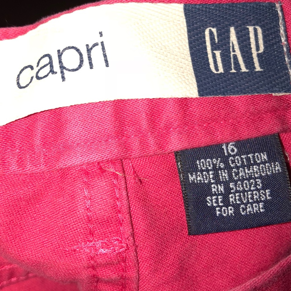 Gap Pink Capri - image 3